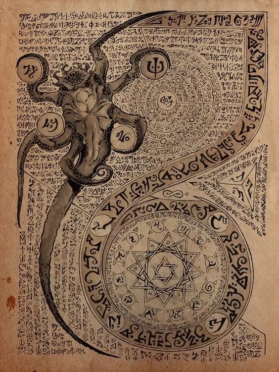 necronomicon exemple du livre occulte