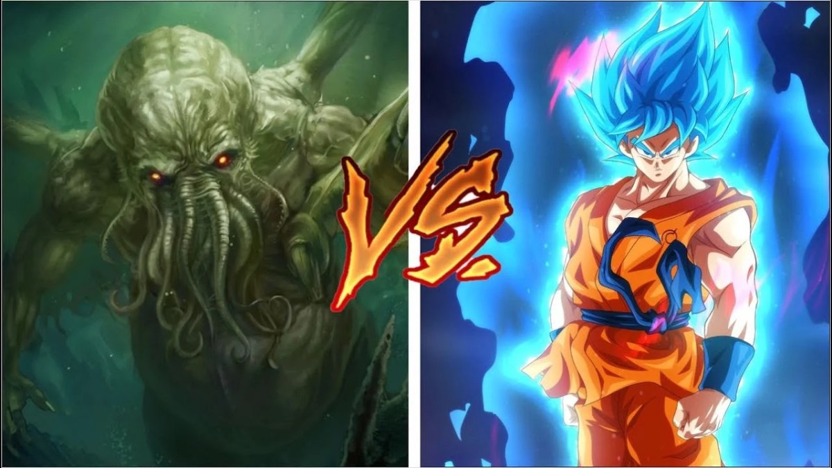 cthulhu vs goku le combat